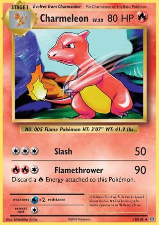 Pokémon - Charmeleon - 10/108 Pokémon - Charmeleon - 10/108