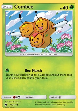 Pokémon - Combee - 31/214 Pokémon - Combee - 31/214