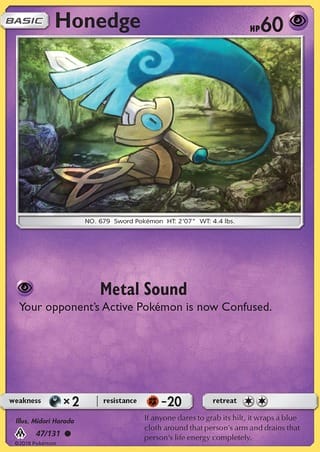 Pokémon - Honedge - 47/131 Pokémon - Honedge - 47/131