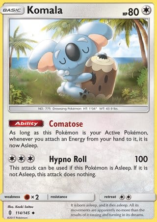 Pokémon - Komala - 114/145 Pokémon - Komala - 114/145
